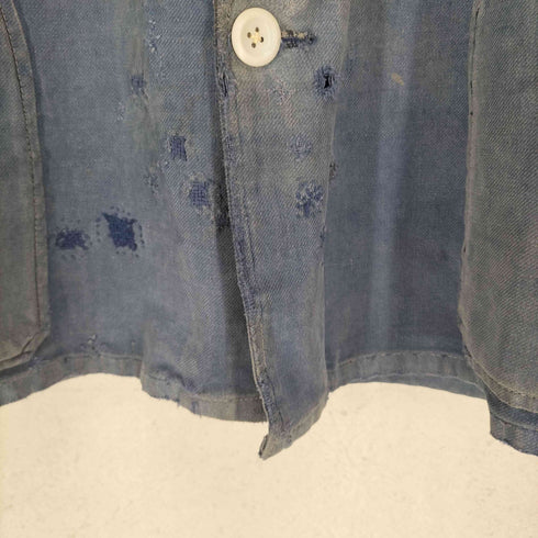 フレンチアーミー FRENCH ARMY 50s AU FUSIL モールスキン ミルクボタン フレンチワークジャケット メンズ