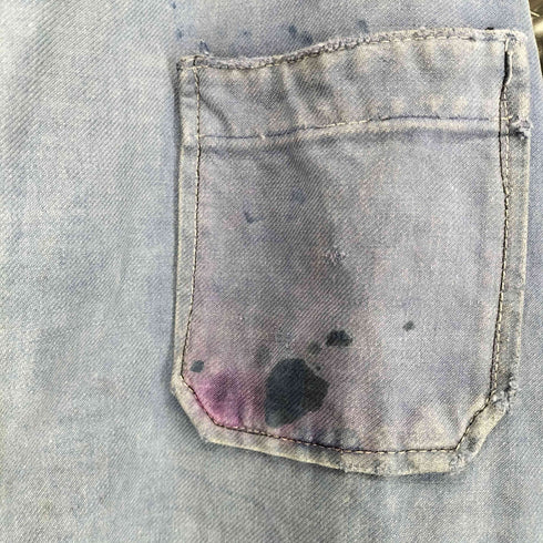 フレンチアーミー FRENCH ARMY 50s AU FUSIL モールスキン ミルクボタン フレンチワークジャケット メンズ