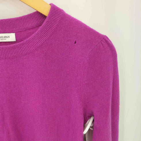 スピックアンドスパン Spick and Span ピュアカシミヤ クルーネックニット レディース FREE