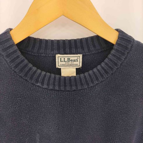 エルエルビーン L.L.Bean 90-00s COTTON KNIT SWEATER コットン クルーネックニット メンズ M-REG