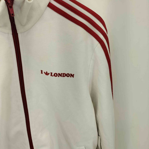 アディダス adidas 00s 万国旗タグ 両面ロゴ刺繍 トラックジャケット メンズ import:M