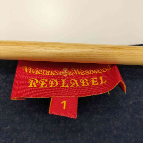 ヴィヴィアンウエストウッドレッドレーベル Vivienne Westwood RED LABEL オーブ刺繍 L/S Tシャツ レディース import:M