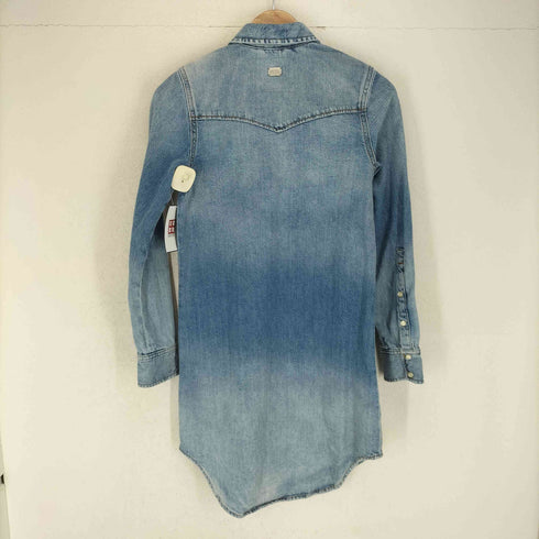 ディーゼル DIESEL ウエスタンデニムシャツワンピース レディース XXS
