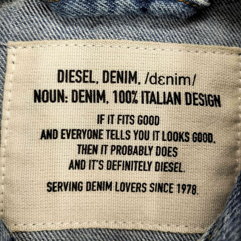 ディーゼル DIESEL ウエスタンデニムシャツワンピース レディース XXS