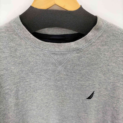ノーティカ NAUTICA 刺繍 クルーネックスウェット メンズ JPN:M