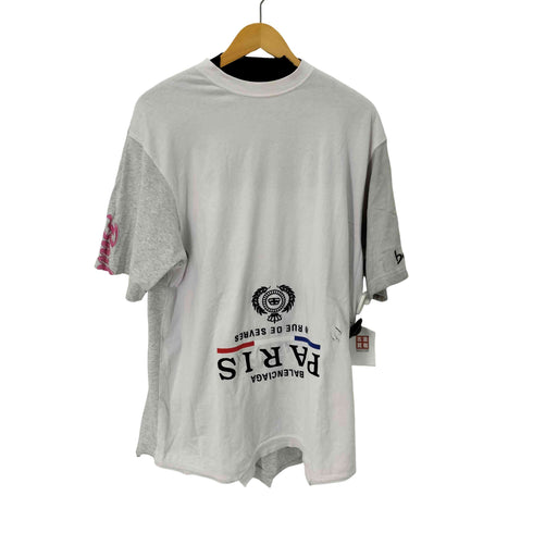 バレンシアガ BALENCIAGA UNIFIT UPSIDE DOWN アップサイド ダウン ダメージ加工 Tシャツ メンズ JPN:2