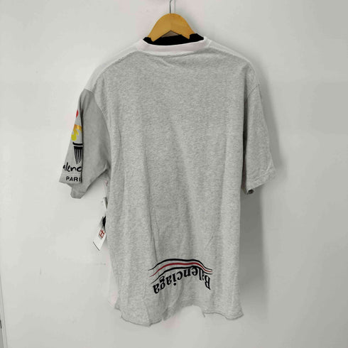 バレンシアガ BALENCIAGA UNIFIT UPSIDE DOWN アップサイド ダウン ダメージ加工 Tシャツ メンズ JPN:2
