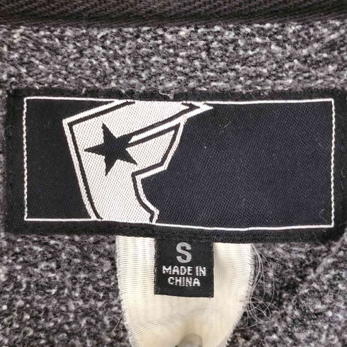 famous stars and straps ワンポイントロゴ刺繍ジップパーカー メンズ JPN:S