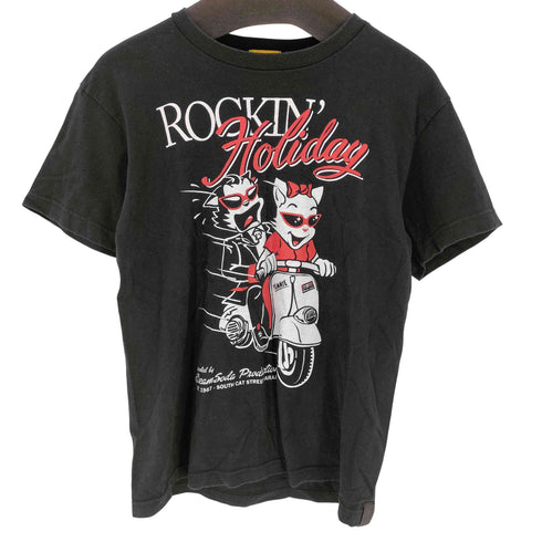 プリントクルーネックTシャツ メンズ JPN:M