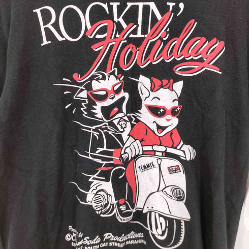 プリントクルーネックTシャツ メンズ JPN:M