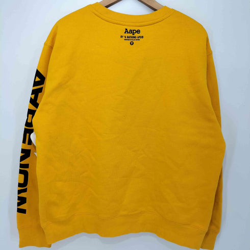 エーエイプバイアベイシングエイプ AAPE BY A BATHING APE Signature sleeve sweatshirt メンズ import:XXL