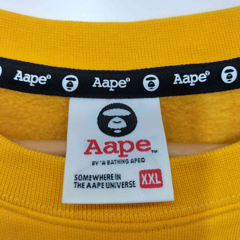 エーエイプバイアベイシングエイプ AAPE BY A BATHING APE Signature sleeve sweatshirt メンズ import:XXL