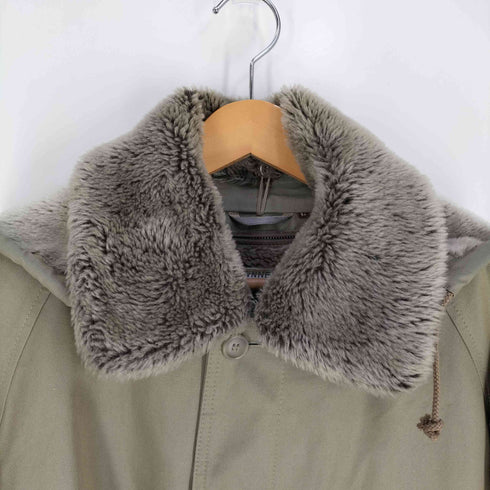 TOWNNER ボアライナー フーデッド 玉虫 ステンカラーコート メンズ JPN:L