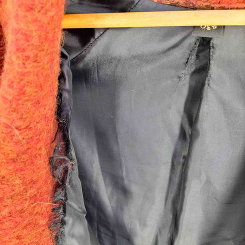 SUPEPOSER イタリア製 ショールカラー インサイドアウト ウールコート レディース