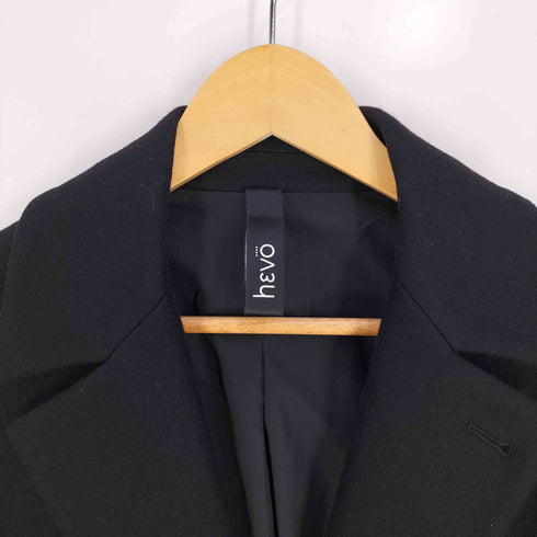 hevo イタリア製 SHEVOUTION Hevo メルトンベルテッドアルスターコート メンズ 42