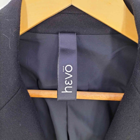 hevo イタリア製 SHEVOUTION Hevo メルトンベルテッドアルスターコート メンズ 42