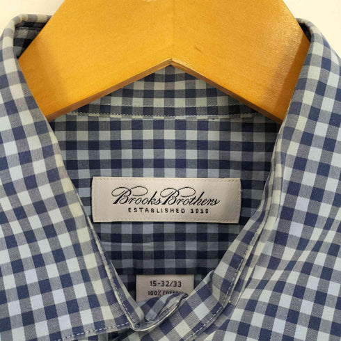 ブルックスブラザーズ BROOKS BROTHERS ギンガムチェック レギュラーカラーシャツ メンズ 15 1/2