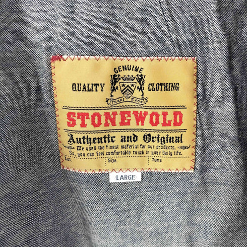 STONEWOLD 背抜き シャンブレー テーラードジャケット レディース JPN:L