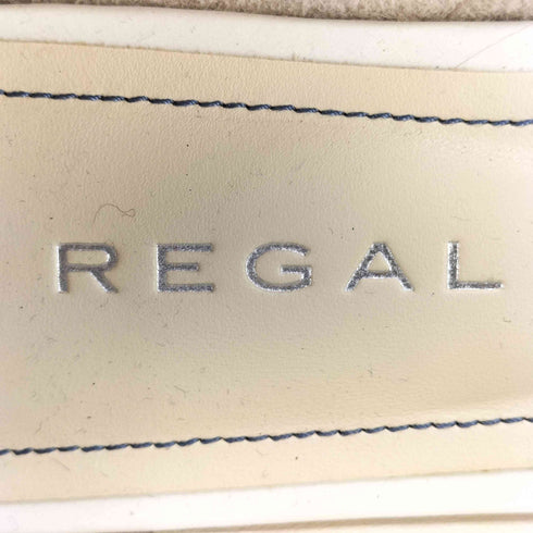 リーガル REGAL クロコ型押し オープントゥ パンプス レディース JPN:23.5