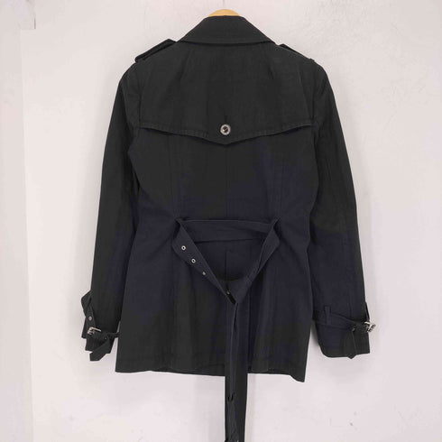 バーバリーブルーレーベル BURBERRY BLUE LABEL 裏地ノバチェック ショート トレンチコート レディース JPN:38