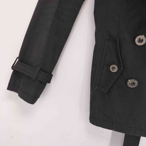 バーバリーブルーレーベル BURBERRY BLUE LABEL 裏地ノバチェック ショート トレンチコート レディース JPN:38