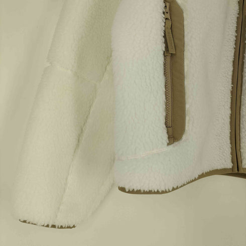 ラコステ LACOSTE ベーシックシェルパフリースジャケット レディース import:M