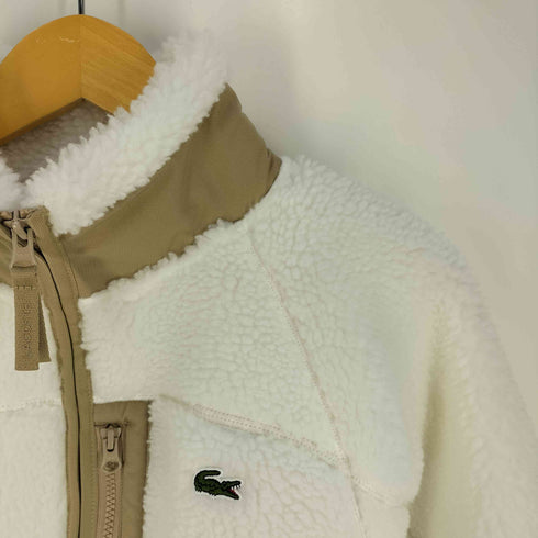 ラコステ LACOSTE ベーシックシェルパフリースジャケット レディース import:M