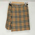 バーバリーブルーレーベル BURBERRY BLUE LABEL ノバチェック ウール プリーツ 巻きスカート レディース JPN:38