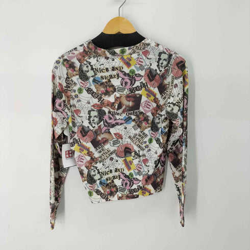 ヒステリックグラマー HYSTERIC GLAMOUR KILLER QUEEN柄 カーディガン レディース FREE