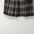 バーバリーブルーレーベル BURBERRY BLUE LABEL ノバチェック ウール プリーツ 巻きスカート レディース JPN:38