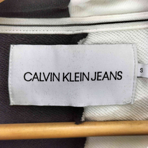 カルバンクライン CALVIN KLEIN バイカラー プルオーバーパーカー メンズ JPN:S