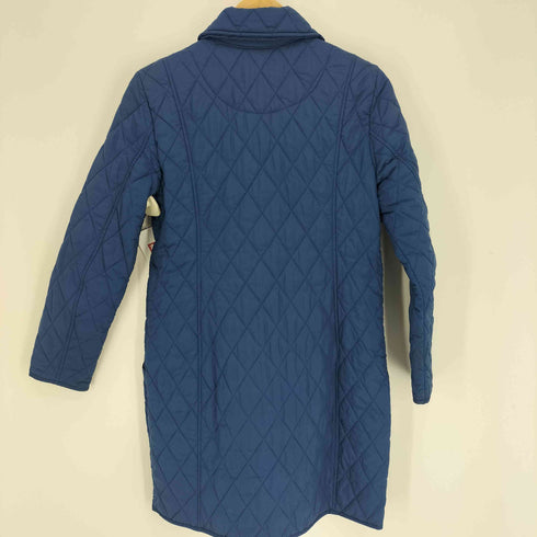 ランズエンド LANDS END キルティング ステンカラー コート裏地チェック レディース JPN:M