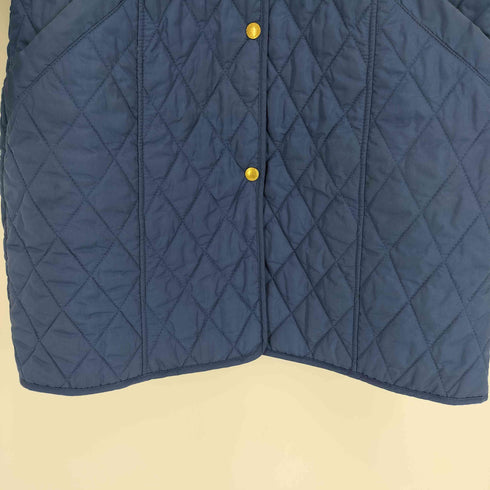 ランズエンド LANDS END キルティング ステンカラー コート裏地チェック レディース JPN:M