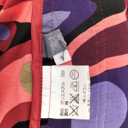 トクコプルミエヴォル TOKUKO 1er VOL 裏地 総柄 コート レディース 9