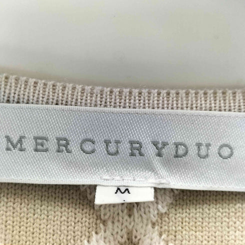 マーキュリーデュオ MERCURYDUO キルティングジャカードニットワンピース レディース M