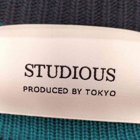 ステュディオス STUDIOUS シルクブレンドVネックチルデンニット メンズ JPN:2