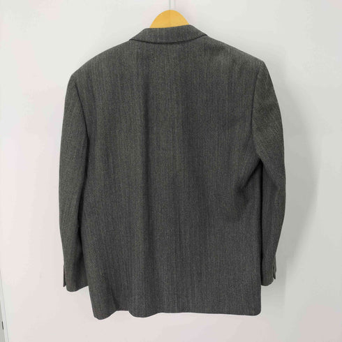 コムデギャルソンオム COMME des GARCONS HOMME 田中オム ヘリンボーン 3B テーラードジャケット & 1タック ワイドスラックス メンズ ジャケット:L / パンツ:M