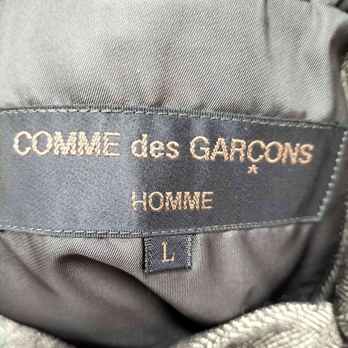 コムデギャルソンオム COMME des GARCONS HOMME 田中オム ヘリンボーン 3B テーラードジャケット & 1タック ワイドスラックス メンズ ジャケット:L / パンツ:M