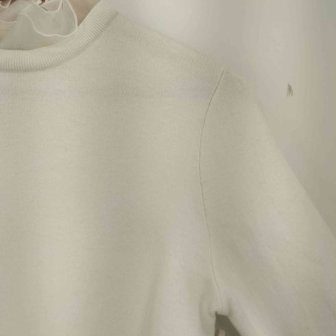 ユナイテッドアローズ UNITED ARROWS 25ss オーガンジー ラッフルフリル 4wayニット レディース