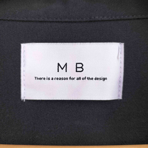 エムビー MB レーヨンポリオープンカラーシャツ メンズ import:L