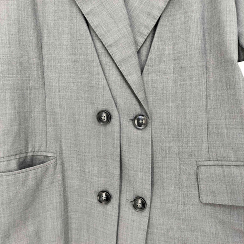 1F&BLOCKS ダブルブレスト ドッキングチェスターコート レディース import:M