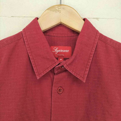 シュプリーム Supreme リップストップコットン プレーン シャツ メンズ import:M
