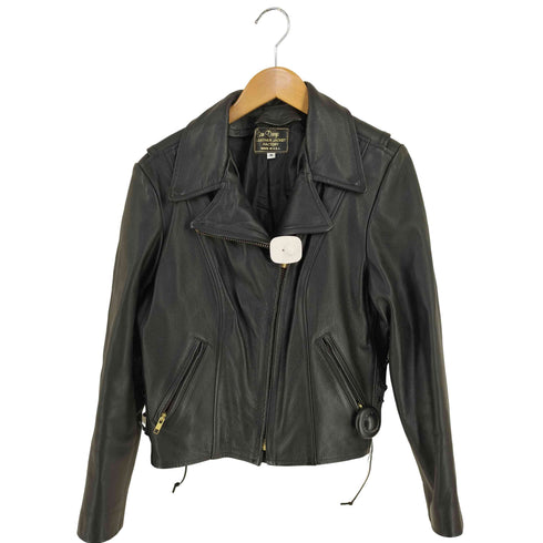 San Diego USA製 LEATHER ライダースジャケット レディース import:M