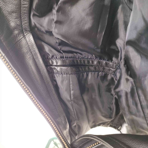 San Diego USA製 LEATHER ライダースジャケット レディース import:M