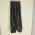 me+em select 2WAY Sideline fake leather wide pants サイドラインフェイクレザーワイドパンツ レディース JPN:M