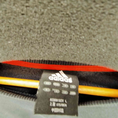 アディダス adidas 00S 万国旗タグ パフォーマンスロゴ スリーストライプ ショルダー ライン ナンバリング3 ラグラン スウェット トレーナー 2003年製 メンズ import:L
