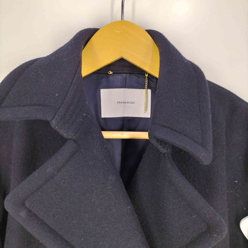 フレームワーク FRAMeWORK ラムリバーメルトンPコート レディース