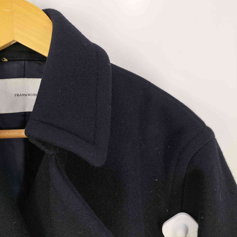 フレームワーク FRAMeWORK ラムリバーメルトンPコート レディース