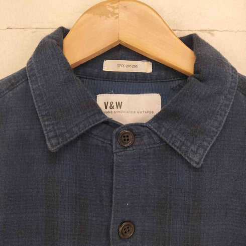 バンズ VANS チェック柄 コットン 2ポケット ロングスリーブシャツ メンズ 2