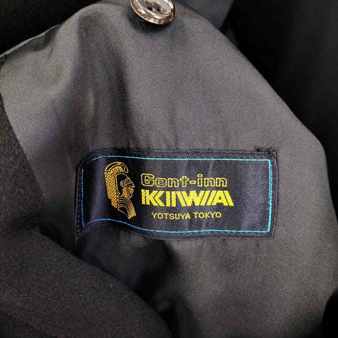 Gent-inn カシミヤ100% ダブルブレスト チェスターコート メンズ